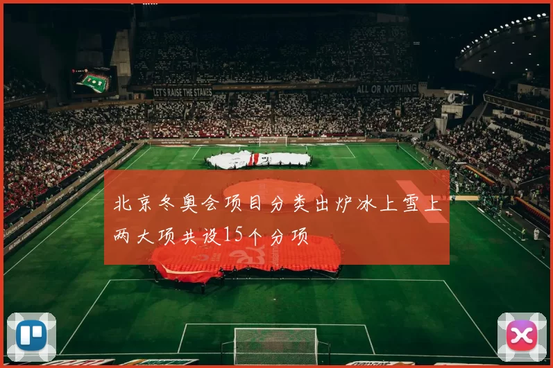 北京冬奥会项目分类出炉冰上雪上两大项共设15个分项
